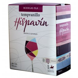 Hispavin Tempranillo, bag in box 3l